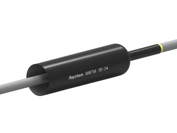 MWTM-115/34-1200-S-(B5) | Manga termocontráctil de pared media | longitud 1200 mm | diámetro 115 mm a 34 mm | Raychem (TE Connectivity)