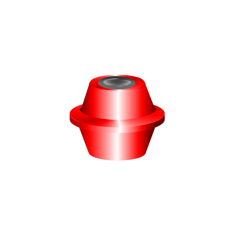 P700-A11 | Aislador tipo soporte | Altura 2.5" | Cuerda 3/8" | 3200 V