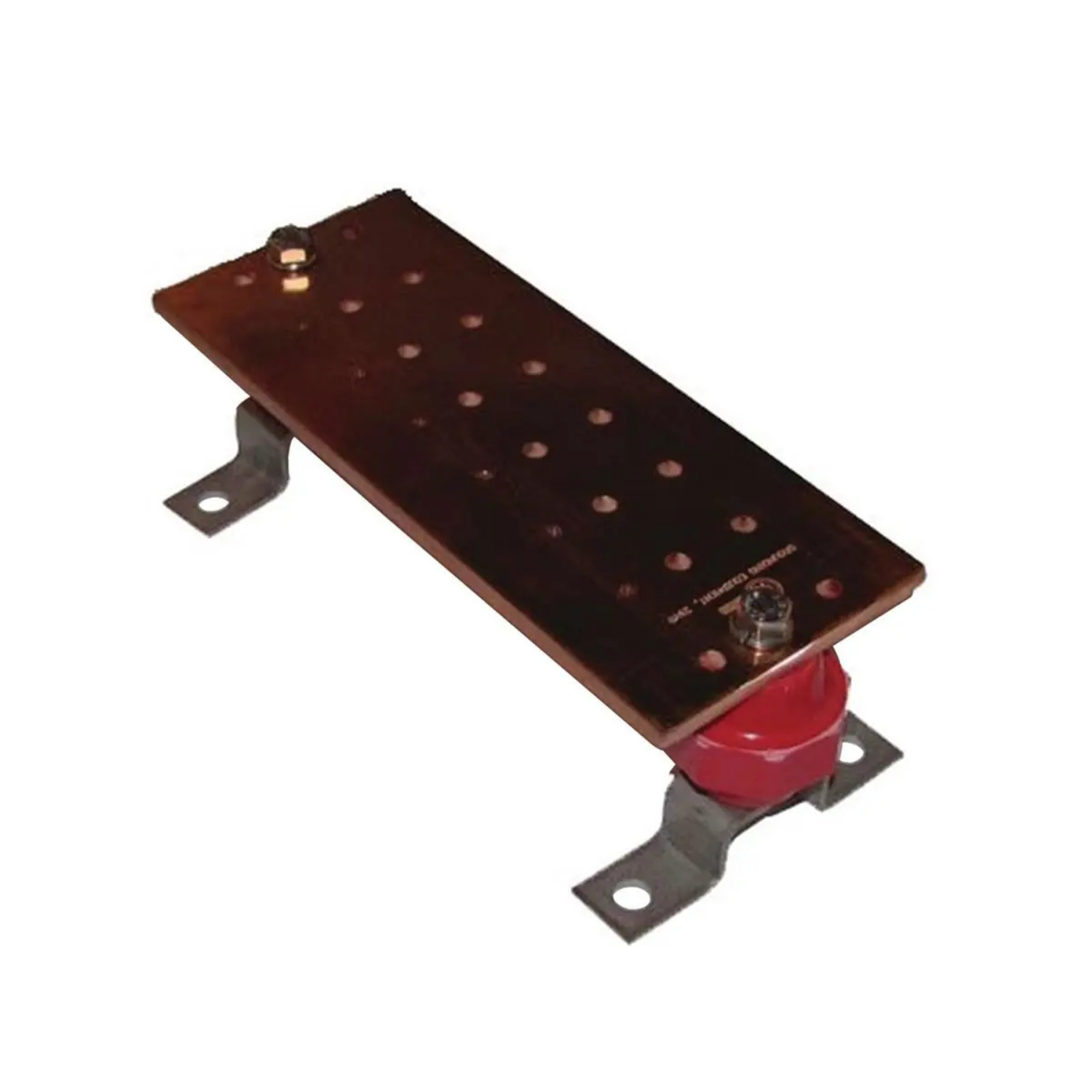 Barra colectora perforada | Copper busbar con perforaciones para conexión a tierra (8)