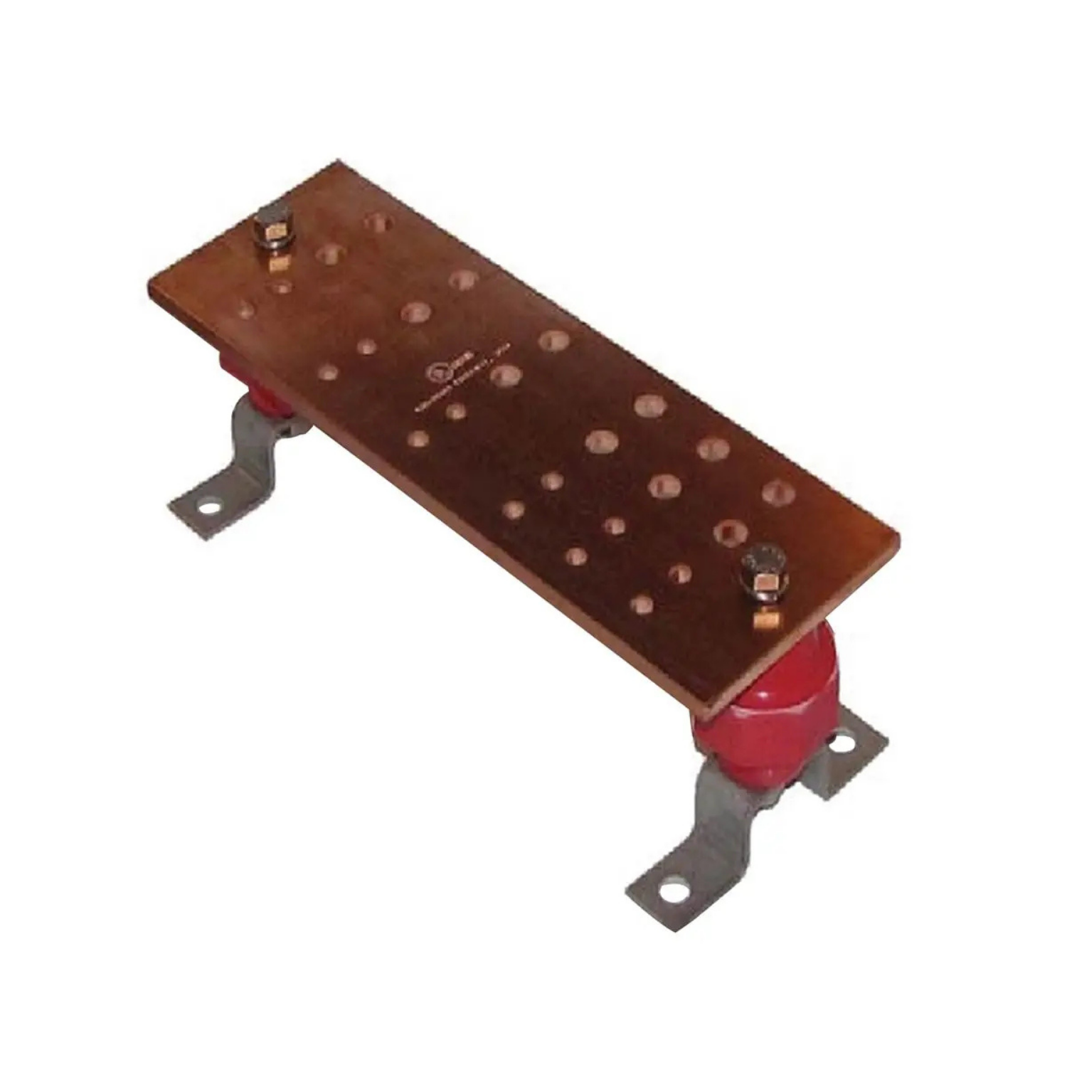 Barra colectora perforada | Copper busbar con perforaciones para conexión a tierra (2)
